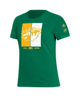 Women's adidas Kelly Green Minnesota Wild Reverse Retro 2.0 Playmaker T-shirt