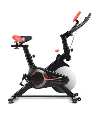 Indoor Exercise Bike Fitness Cardio W/4-way Adjustable Seat