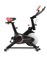 Costway Indoor Exercise Bike Fitness Cardio W/4-way Adjustable Seat