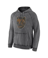 Men's Fanatics Gray Boston Bruins Special Edition 2.0 Weathered Pullover Hoodie