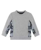 Andy & Evan Baby Boys Grey Hacci Sweat Set