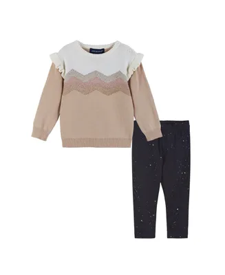 Infant Girls Sequin Sweater Set