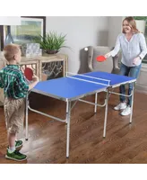 60'' Portable Table Tennis Ping Pong Folding Table