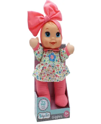 Baby's First by Nemcor Giggles Baby Doll Toy with Floral Top