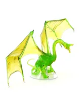 WizKids Games Dungeons Dragons Icons of the Realms Adult Emerald Dragon Premium Figure