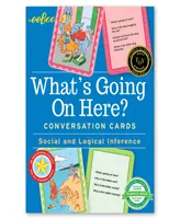 Eeboo What's Going on Here Conversation Flash Cards 50 Piece Set