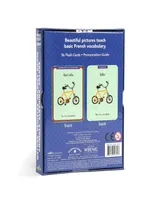 Eeboo French Vocabulary Flash Cards Set, 56 Piece