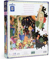 Eeboo Piece and Love Bookstore Astronomers 500 Piece Adult Square Jigsaw Puzzle