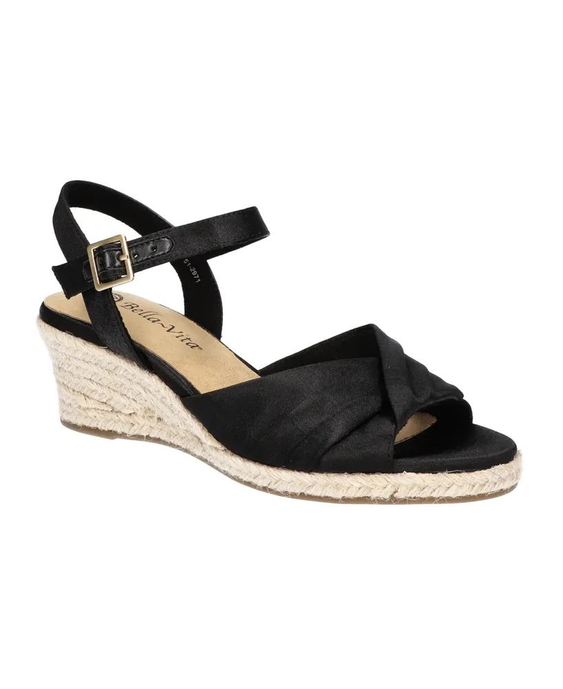 Bella Vita Women's Isabeth Espadrille Wedge Sandals