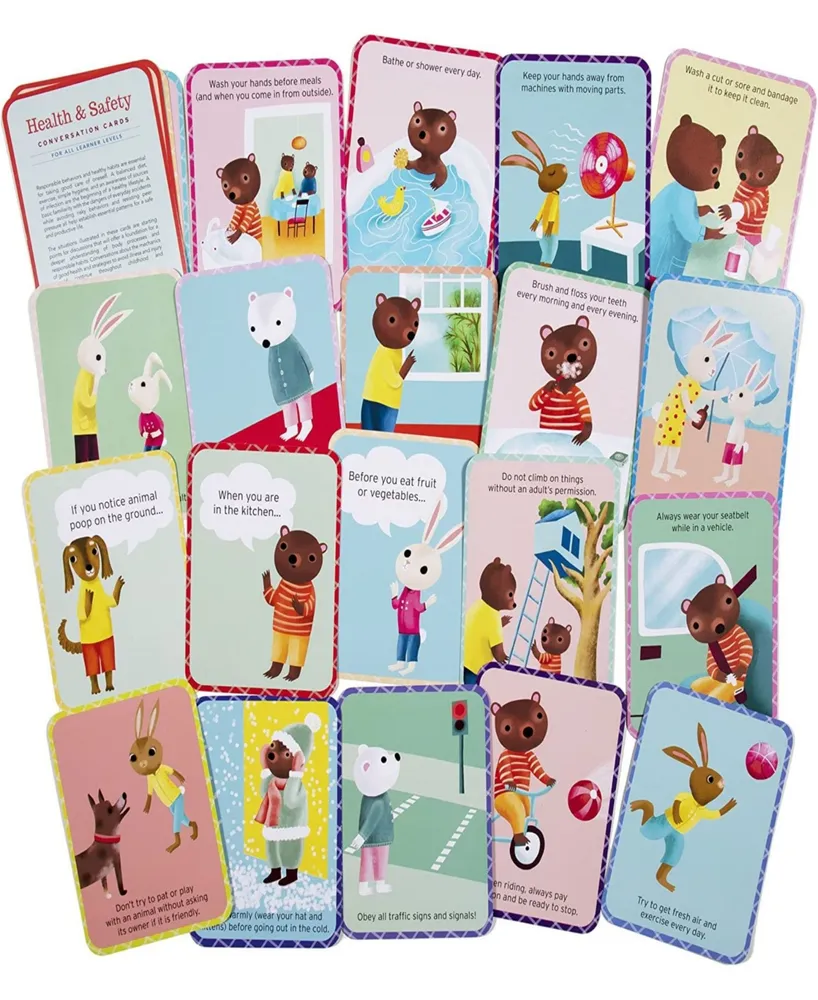 Eeboo Piece Love Health Safety Conversation Cards