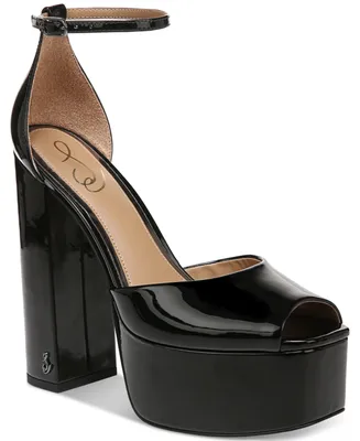 Sam Edelman Womens Kori Ankle Strap Platform Dress Sandals