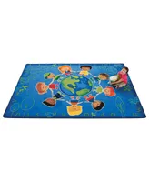 Carpets For Kids Give the Planet a Hug Rug - 3'10" x 5'5" Rectangle