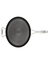 Circulon Stainless Steel 5 Quart Induction Saute Pan with Lid and Steelshield Hybrid Stainless and Non-stick Technology