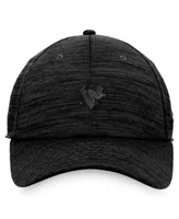 Men's Fanatics Black Pittsburgh Penguins Authentic Pro Road Snapback Hat