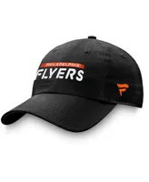 Men's Fanatics Black Philadelphia Flyers Authentic Pro Rink Adjustable Hat