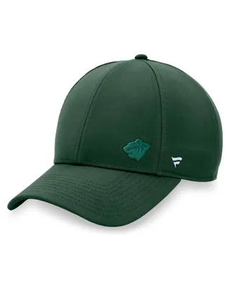 Women's Fanatics Green Minnesota Wild Authentic Pro Road Structured Adjustable Hat