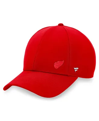 Women's Fanatics Red Detroit Red Wings Authentic Pro Road Structured Adjustable Hat