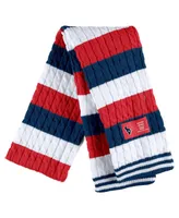 Women's Wear by Erin Andrews Houston Texans Striped Scarf and Gloves Set