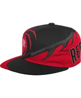 Big Boys Mitchell & Ness Scarlet and Black Unlv Rebels Spiral Snapback Hat