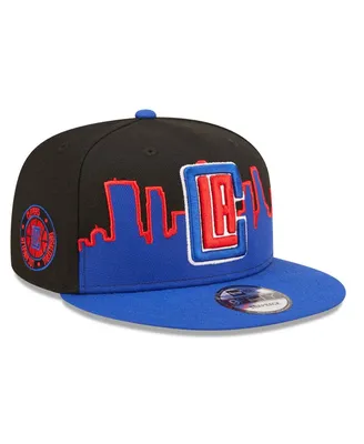 Men's New Era Royal and Black La Clippers 2022 Tip-Off 9FIFTY Snapback Hat