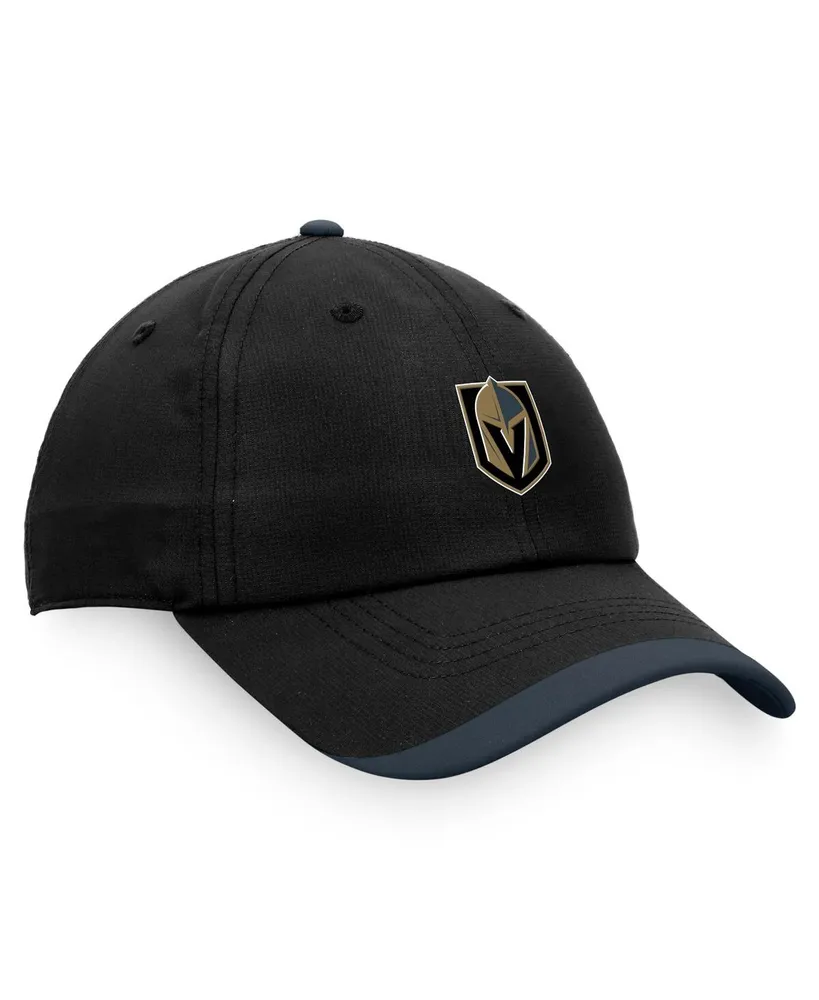 Men's Fanatics Black Vegas Golden Knights Authentic Pro Rink Pinnacle Adjustable Hat