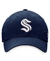 Women's Fanatics Deep Sea Blue Seattle Kraken Iconic Glimmer Adjustable Hat