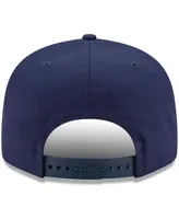 Men's New Era Navy and Light Blue Chicago Cubs City Connect 9FIFTY Snapback Adjustable Hat