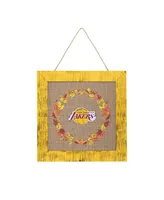 Foco Los Angeles Lakers 12'' Double-Sided Burlap Sign