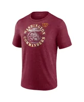 Men's Fanatics Heathered Burgundy Washington Commanders Sporting Chance T-shirt