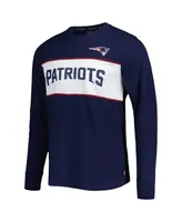 Men's Tommy Hilfiger Navy New England Patriots Peter Team Long Sleeve T-shirt