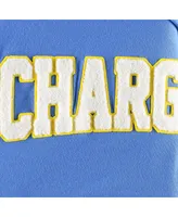 Men's Tommy Hilfiger Powder Blue, White Los Angeles Chargers Alex Long Sleeve Hoodie T-shirt