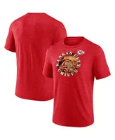 Men's Fanatics Heathered Red Kansas City Chiefs Sporting Chance T-shirt