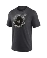 Men's Fanatics Heathered Charcoal Las Vegas Raiders Sporting Chance T-shirt