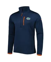 Men's Columbia Navy Florida Gators Park View Omni-Wick Half-Zip Top