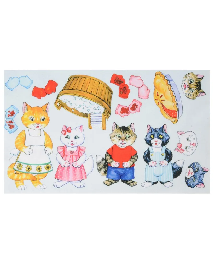 Story Time Felts The Three Little Kittens Who Lost Their Mittens Felt Board - 16 Pieces