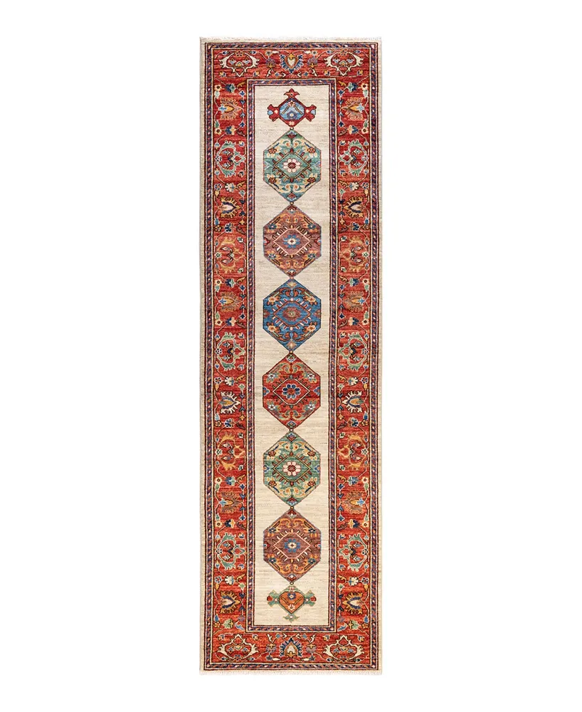 Adorn Hand Woven Rugs Serapi M1973 2'9" x 9'9" Runner Area Rug