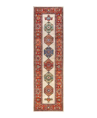 Adorn Hand Woven Rugs Serapi M1973 2'9" x 9'9" Runner Area Rug