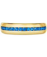 Le Vian Men's Cornflower Sapphire Band (5/8 ct. t.w.) in 14k Gold