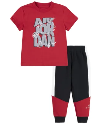 Jordan Toddler Boys Playground Fleece Pants and T-shirt, 2 Piece Set