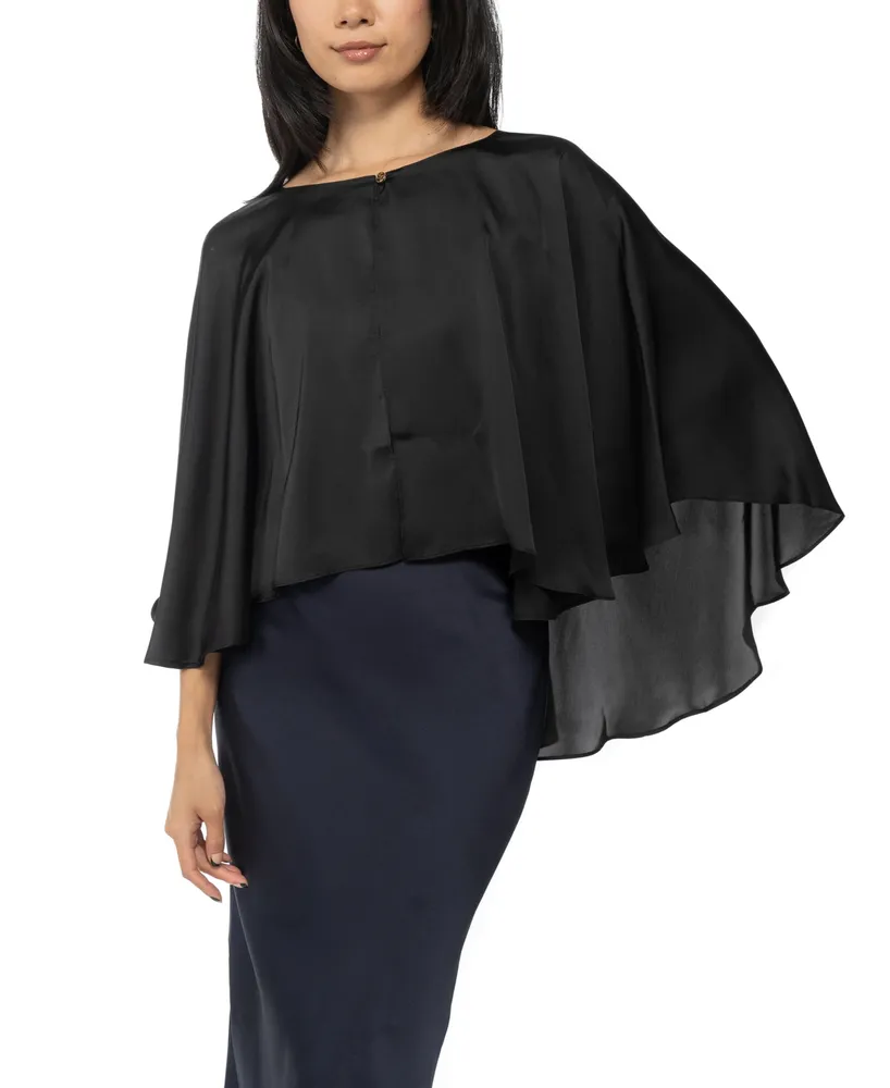 Giani Bernini Women's Satin Capelet Evening Wrap with Closure