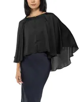 Giani Bernini Women's Satin Capelet Evening Wrap with Closure