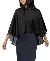 Giani Bernini Women's Satin Capelet Evening Wrap with Closure