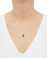 Garnet (1-7/8 ct. t.w.) & Diamond Accent 18" Pendant Necklace in 14k Gold