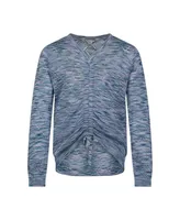 Steve Madden Girls Space Dye V-Neck Cinch Front Pullover Sweater