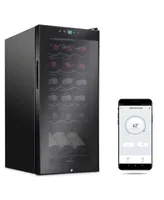 Ivation Freestanding Wine Cooler, 18 Bottle Wine Cooler