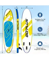 Costway 11ft Inflatable Stand Up Paddle Board 6'' Thick