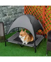 Elevated Pet Bed Dog Foldable Cot Tent Canopy Instant Shelter Outdoor