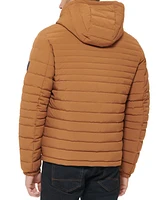 Tommy Hilfiger Men's Stretch Quilted Hooded Jacket