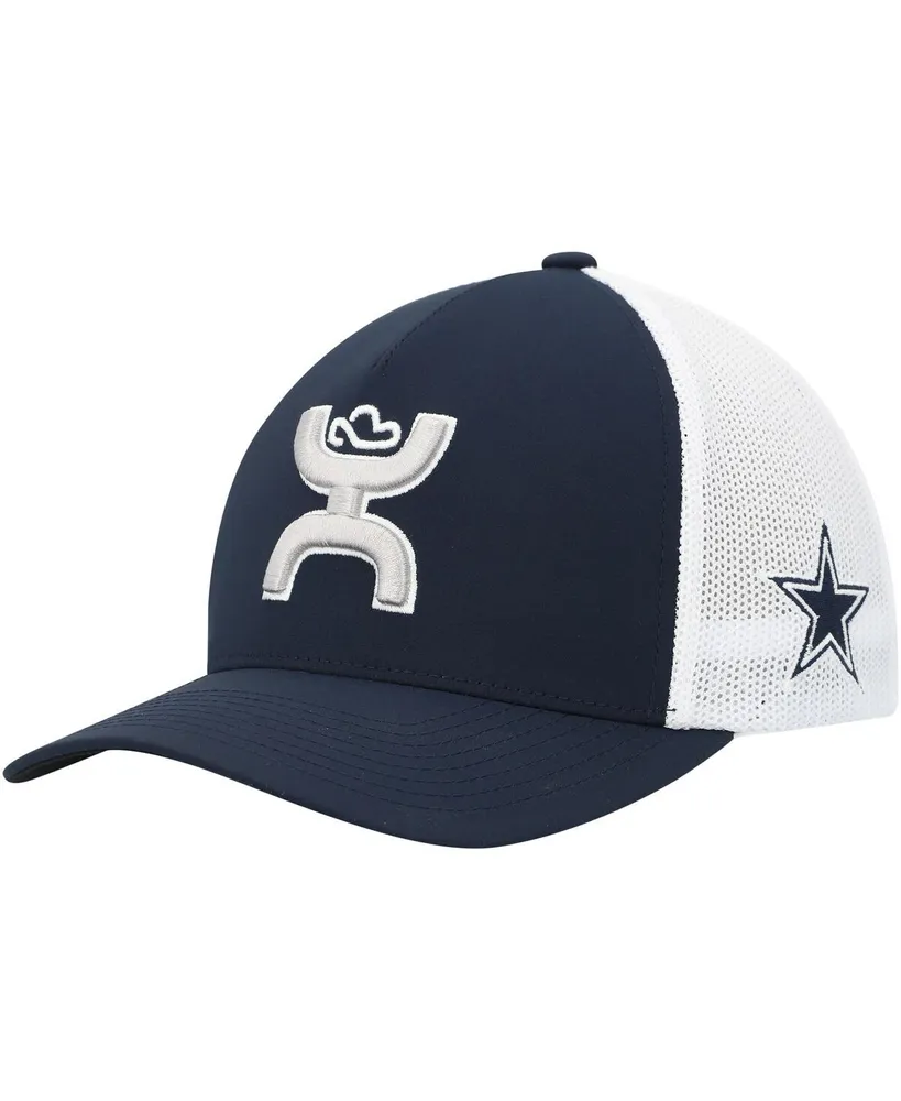 Men's HOOey Navy/White Dallas Cowboys Retro Joe Logo Trucker Adjustable Hat