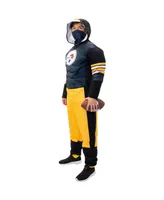 Men's Black Pittsburgh Steelers Game Day Costume